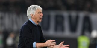 Gasperini “Le gare determinanti saranno a maggio, con Totti normale cena”