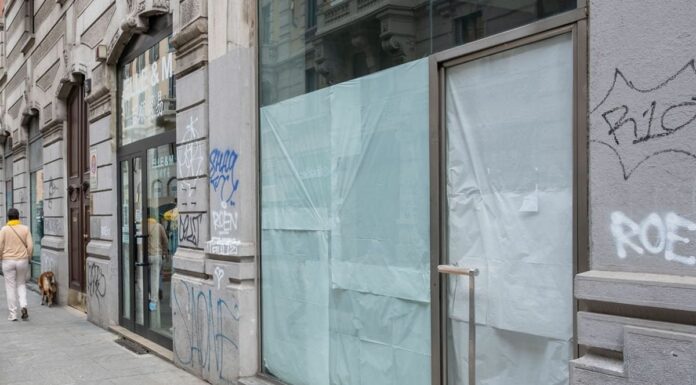 Desertificazione commerciale inarrestabile, dal 2012 scomparsi 156mila negozi