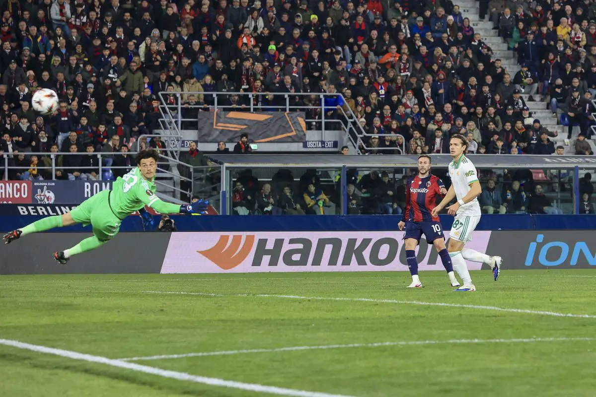 Pellegrini risponde a Bernardeschi, Bologna-Roma 1-1