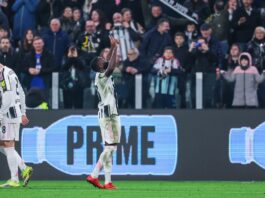 La Juve vince a Udine e si porta al quarto posto, decide Boga
