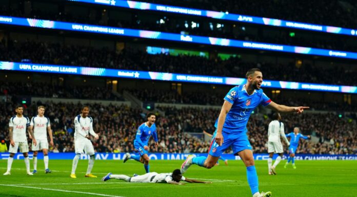 All’Atletico Madrid basta l’andata: ko 3-2 in casa Tottenham ma quarti centrati