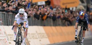 Pogacar cade e trionfa, sua per la prima volta la Milano-Sanremo