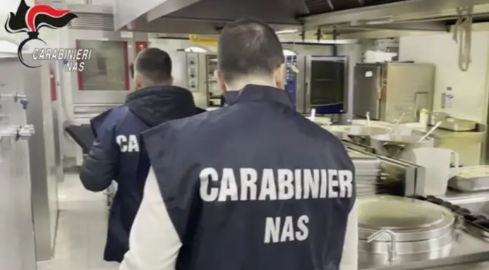 Controlli dei Nas nelle mense ospedaliere, irregolarità in 4 casi su 10