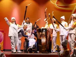 Milano-Cortina 2026: la cerimonia di unificazione della fiamma paralimpica (2)