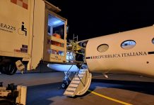 Volo sanitario dell’Aeronautica Militare da Pescara a Linate per un paziente in pericolo di vita