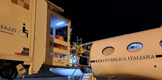 Volo sanitario dell’Aeronautica Militare da Pescara a Linate per un paziente in pericolo di vita