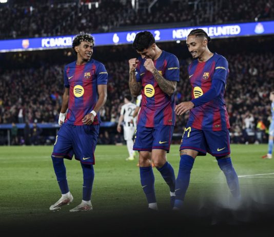 Il Barcellona strapazza 7-2 il Newcastle e vola ai quarti di Champions League