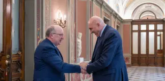 Crosetto incontra il Commissario europeo per Difesa e Spazio