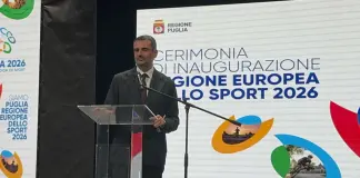 Puglia regione europea dello sport 2026, Decaro “Non solo competizione, ma anche coesione e salute” / Video