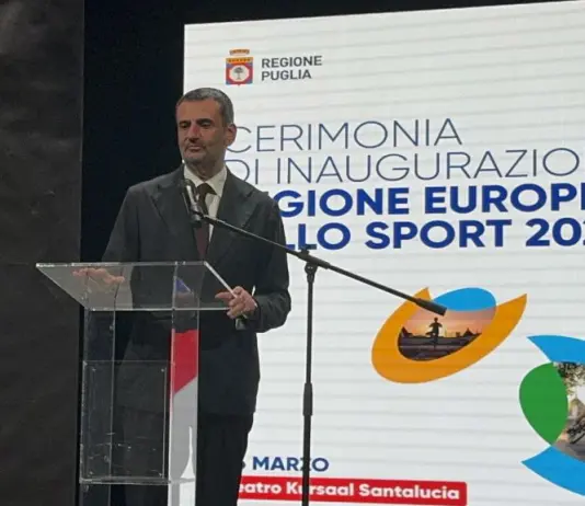 Puglia regione europea dello sport 2026, Decaro “Non solo competizione, ma anche coesione e salute”