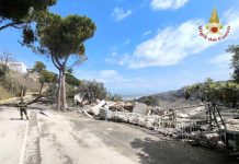 Frana a Silvi, crolli ed evacuazioni: nessuna vittima. Marsilio: “La nostra Protezione Civile ha dimostrato efficienza e prontezza”