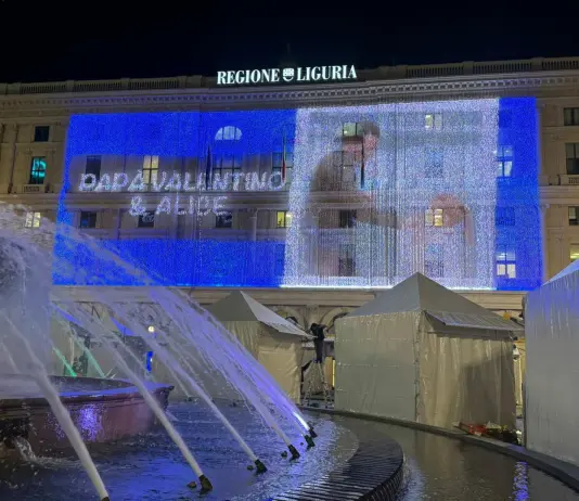 Festa del papà, in piazza De Ferrari a Genova gli auguri della Regione Liguria
