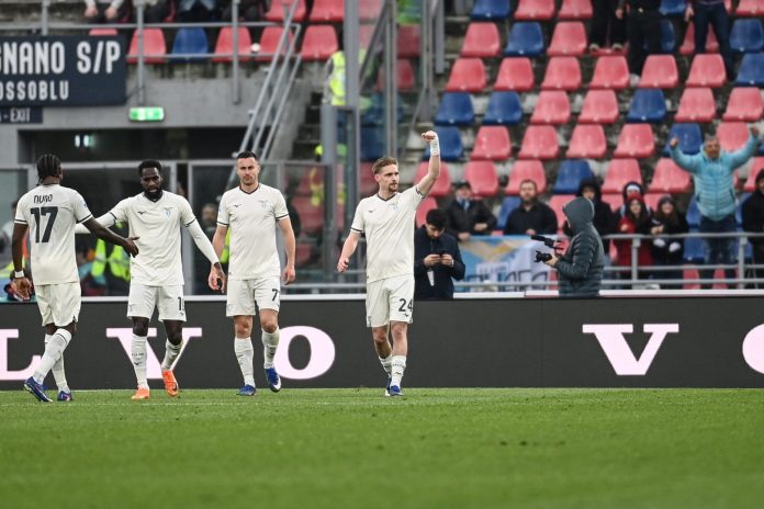 Taylor esultanza Lazio