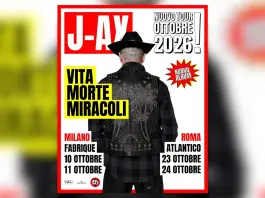 J-Ax annuncia le date del Vita Morte Miracoli Tour 2026