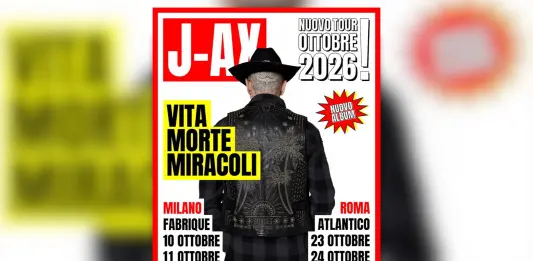 J-Ax annuncia le date del Vita Morte Miracoli Tour 2026