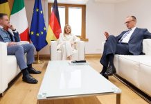 Incontro Meloni-Merz-de Wever a margine del Consiglio Europeo, focus su guerra in Iran e prezzi dell’energia