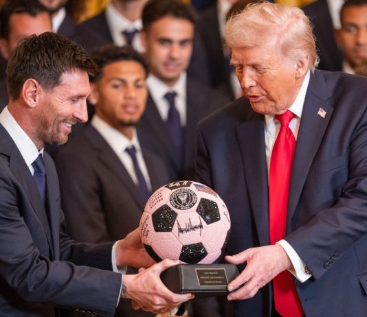 Inter Miami at the White House, Trump “Welcome Messi”