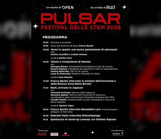 iliad e Open lanciano “PULSAR – Festival delle STEM 2026”