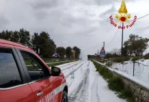 Violenta grandinata nel Ragusano, chiusa la strada provinciale 10