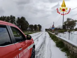 Violenta grandinata nel Ragusano, chiusa la strada provinciale 10
