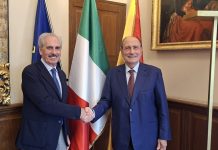 Schifani riceve il nuovo presidente di Confindustria Sicilia Bivona