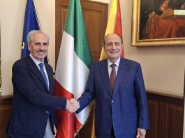 Schifani riceve il nuovo presidente di Confindustria Sicilia Bivona