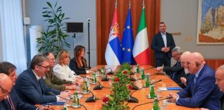 Crosetto incontra il presidente della Serbia Vucic “Rinnovato il pieno sostegno al percorso di adesione all’UE”