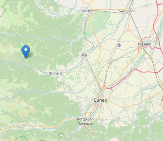 Scosse di terremoto in provincia di Cuneo nella notte, la più forte di magnitudo 2.9