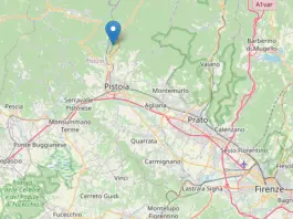 Scossa di terremoto di magnitudo 4.1 con epicentro vicino a Pistoia