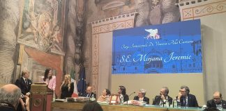 All’Ambasciatore della Serbia Mirjana Jeremic la Targa di Venezia – Leone di San Marco