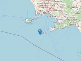 Scossa di terremoto di magnitudo 5.9 al largo di Capri, nessun danno