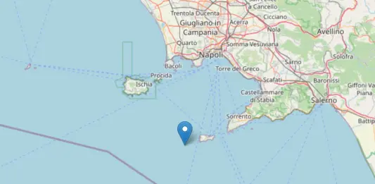 Scossa di terremoto di magnitudo 5.9 al largo di Capri, nessun danno