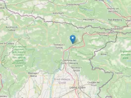 Scossa di terremoto in provincia di Udine, magnitudo di 3.9