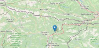 Scossa di terremoto in provincia di Udine, magnitudo di 3.9