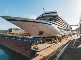 Fincantieri, varata la prima nave da crociera al mondo alimentata a idrogeno