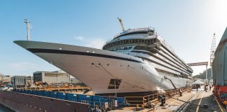 Fincantieri, varata la prima nave da crociera al mondo alimentata a idrogeno