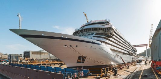 Fincantieri, varata la prima nave da crociera al mondo alimentata a idrogeno