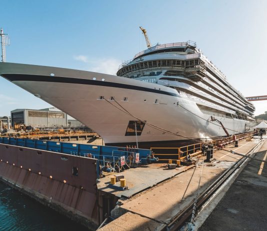Fincantieri, varata la prima nave da crociera al mondo alimentata a idrogeno