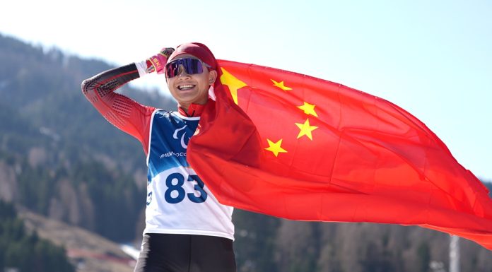 Paralimpiadi: il cinese Cai Jiayun vince l’oro nello sprint standing di biathlon (1)