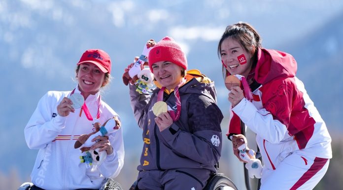Paralimpiadi: la cinese Liu Sitong vince bronzo nella discesa femminile sitting (1)