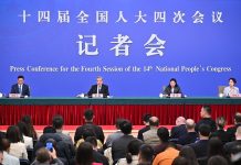 Cina: ministro degli Esteri Wang Yi in conferenza stampa a margine della sessione NPC (2)