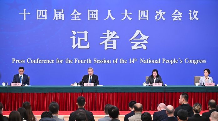 Cina: ministro degli Esteri Wang Yi in conferenza stampa a margine della sessione NPC (2)