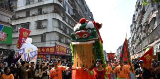 Cina: Jieyang ospita fiera del tempio Chenghuang (1)