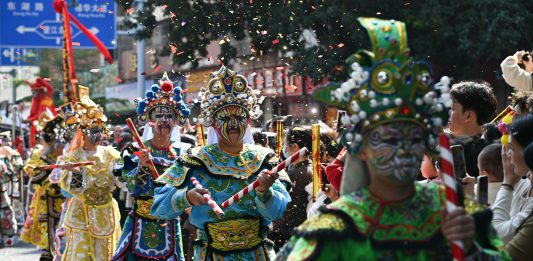 Cina: Jieyang ospita fiera del tempio Chenghuang (2)