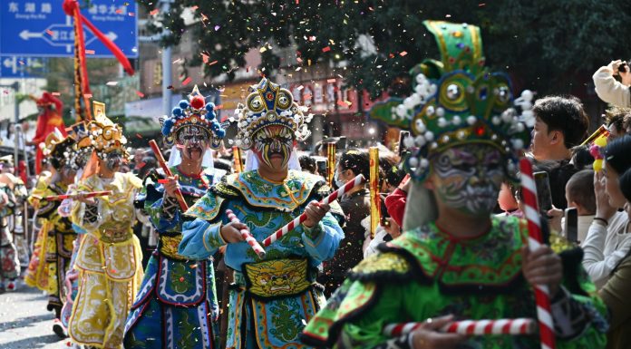 Cina: Jieyang ospita fiera del tempio Chenghuang (2)