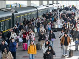 Cina: Festa primavera, stimato record di 9,4 mld spostamenti durante picco viaggi