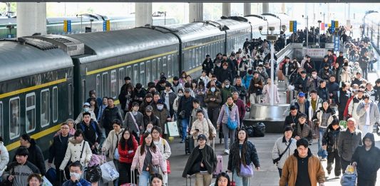 Cina: Festa primavera, stimato record di 9,4 mld spostamenti durante picco viaggi