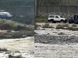 Auto si ribalta in un torrente nel Reggino, salvate due persone intrappolate / Video
