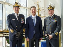 Minardo e il capo di Stato Maggiore della Marina Militare Berutti Bergotto in visita in Sicilia