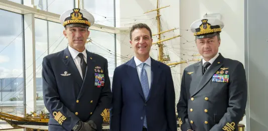 Minardo e il capo di Stato Maggiore della Marina Militare Berutti Bergotto in visita in Sicilia
